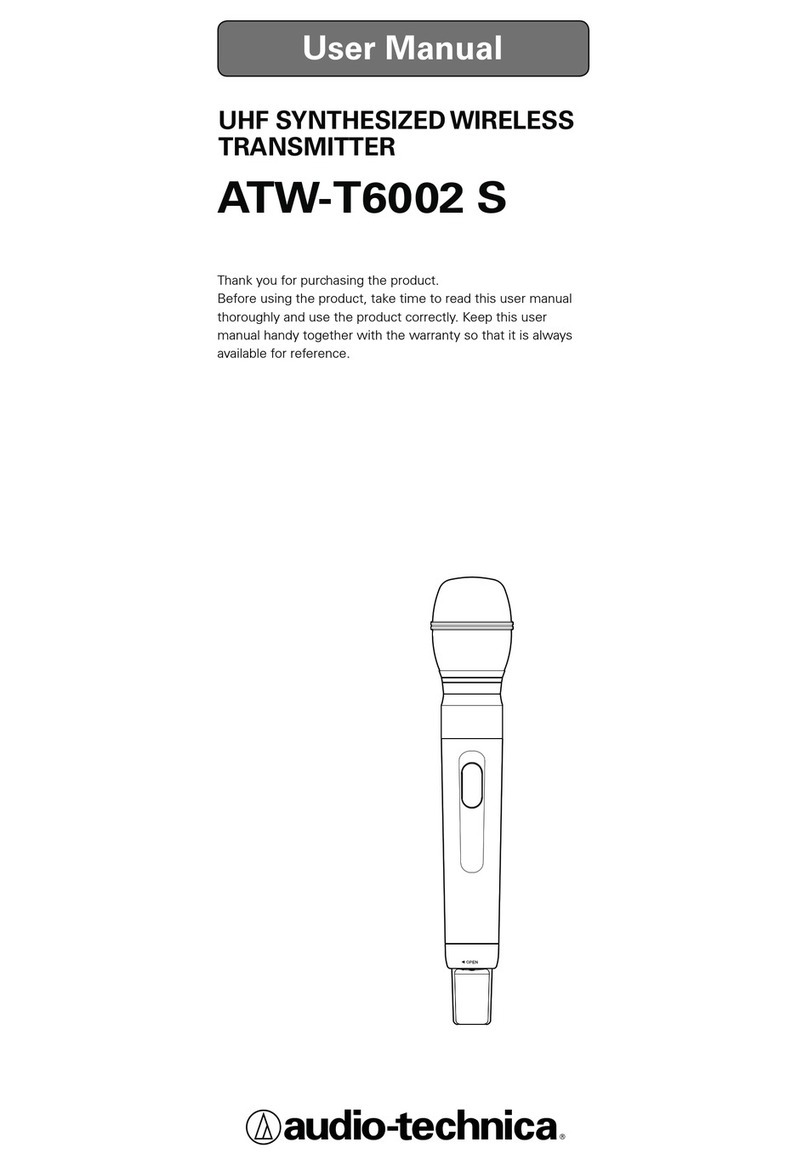 Audio Technica ATW-T6002 S User manual