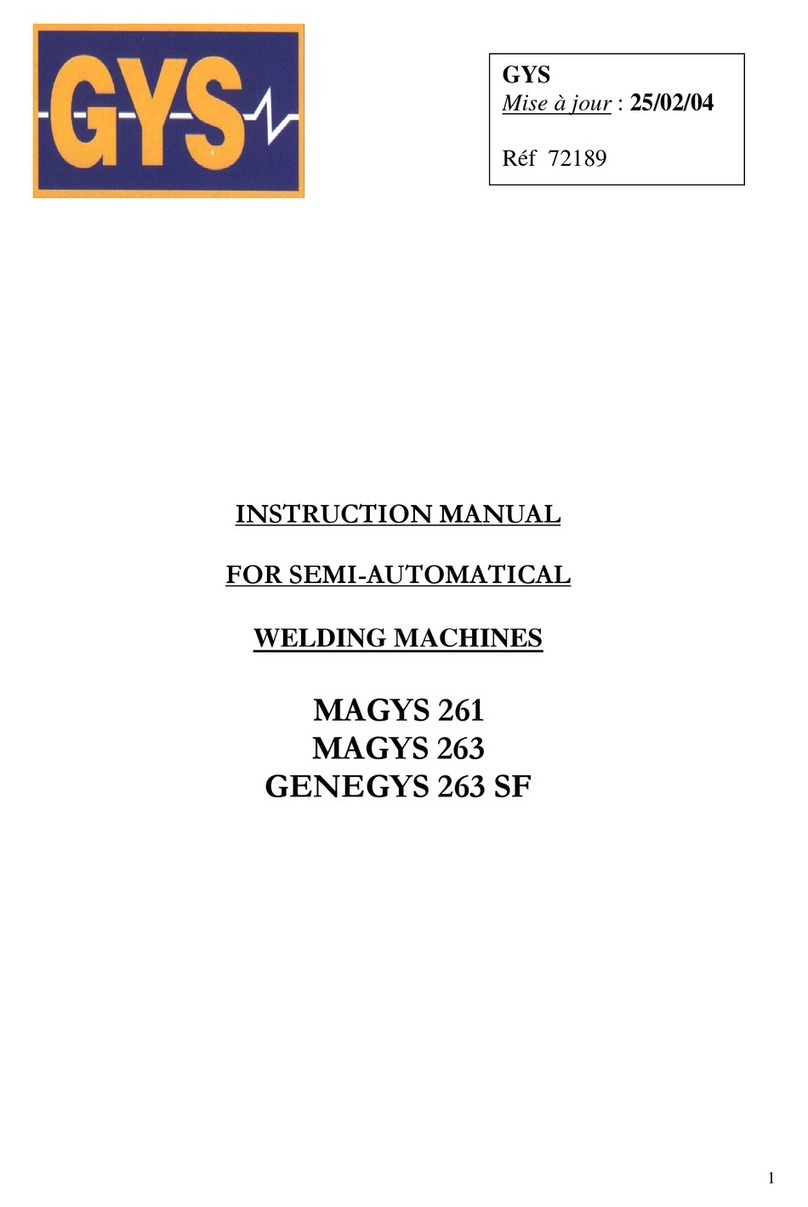 GYS MAGYS 261 User manual