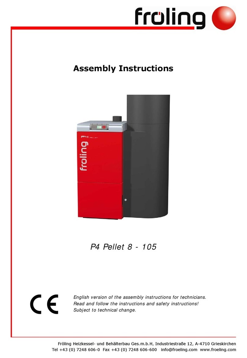 Froling P4 Pellet 8 User manual Froling P4 Pellet 8 User manual