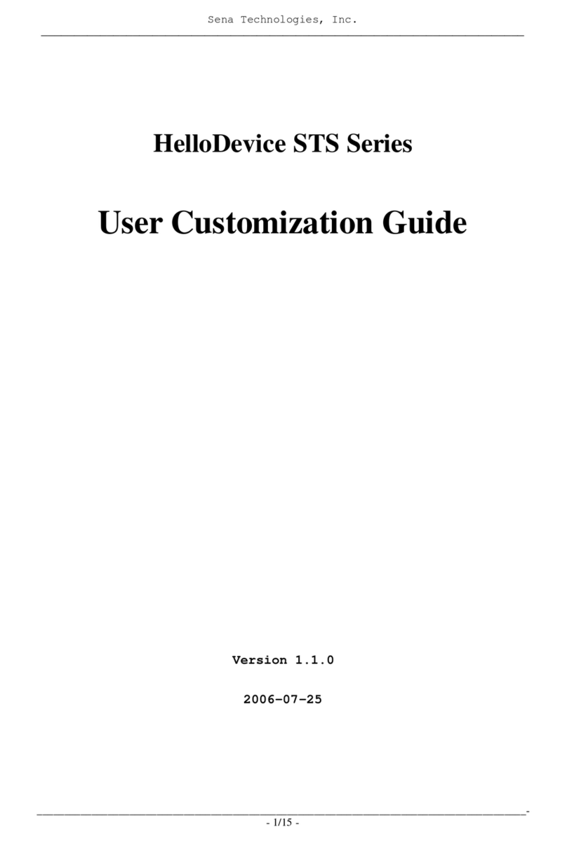 Sena HelloDevice STS Series Customization guide