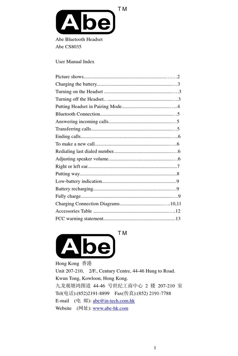 Abe CS8035 user manual