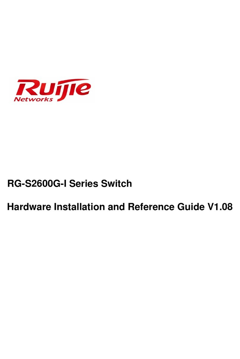 Ruijie Networks RG-S2628G-I Installation and operating manual