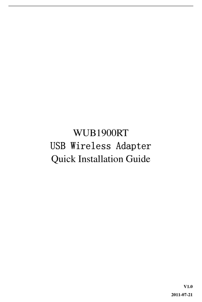 LanReady Technologies WUB1900RT Quick installation guide