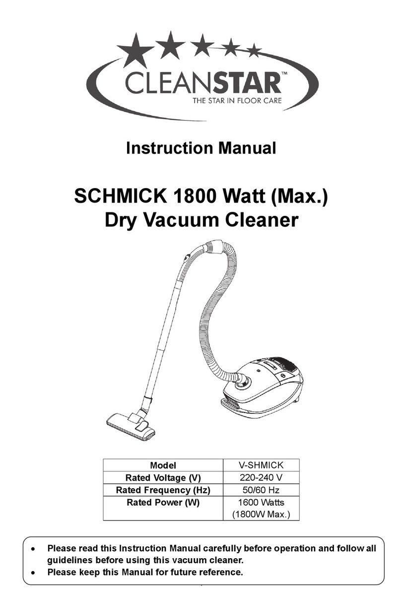 CleanStar V-SHMICK instruction manual