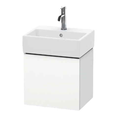 DURAVIT L-Cube LC 6245 Mounting instructions
