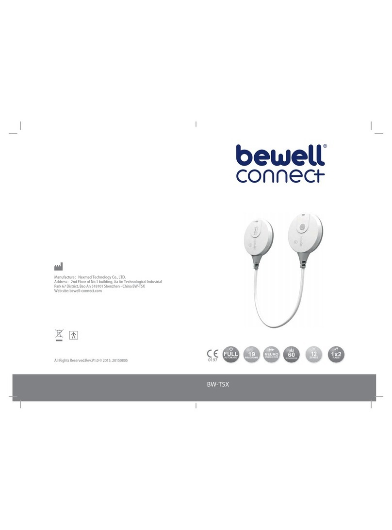 bewell connect Mytens BW-TSX user manual