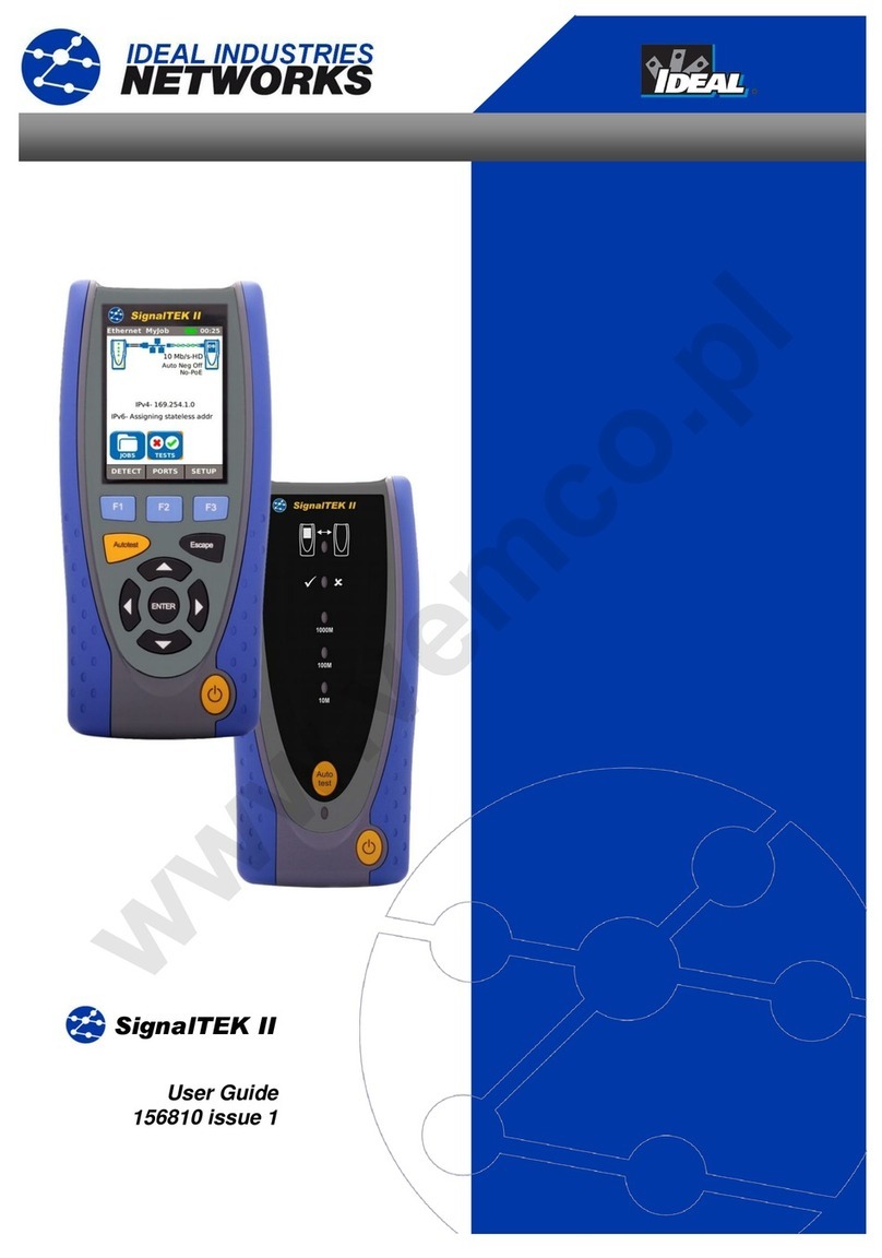 IDEAL INDUSTRIES SignalTEK II user guide