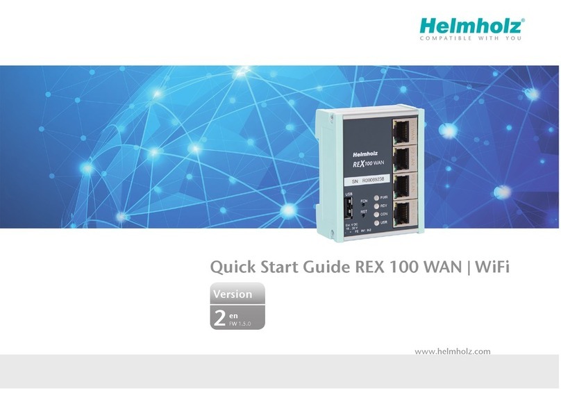 Helmholz REX 100 WAN quick start guide