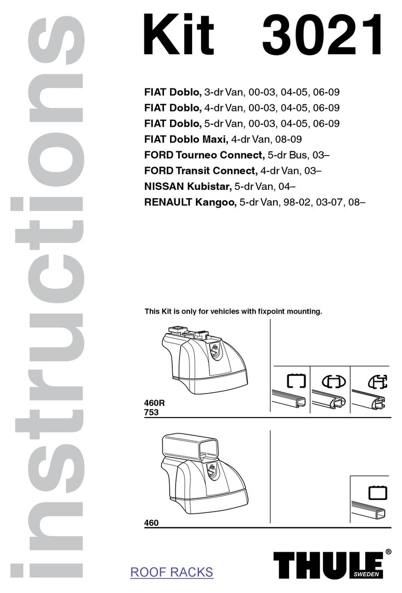 Thule Kit 3021 instructions