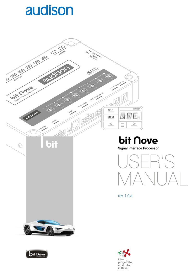 Audison Bit Nove user manual