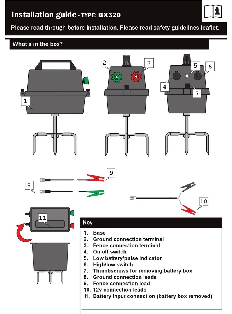 Strainrite BX320 installation guide