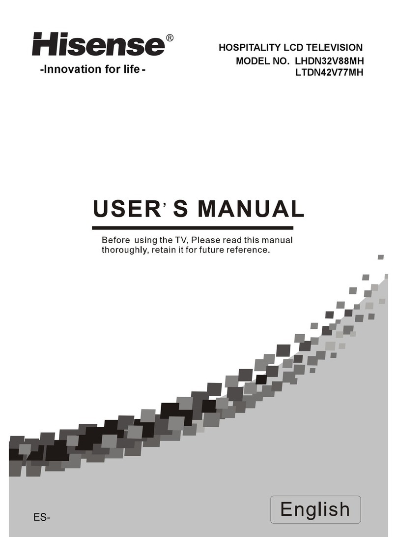 Hisense LHDN32V88MH User manual