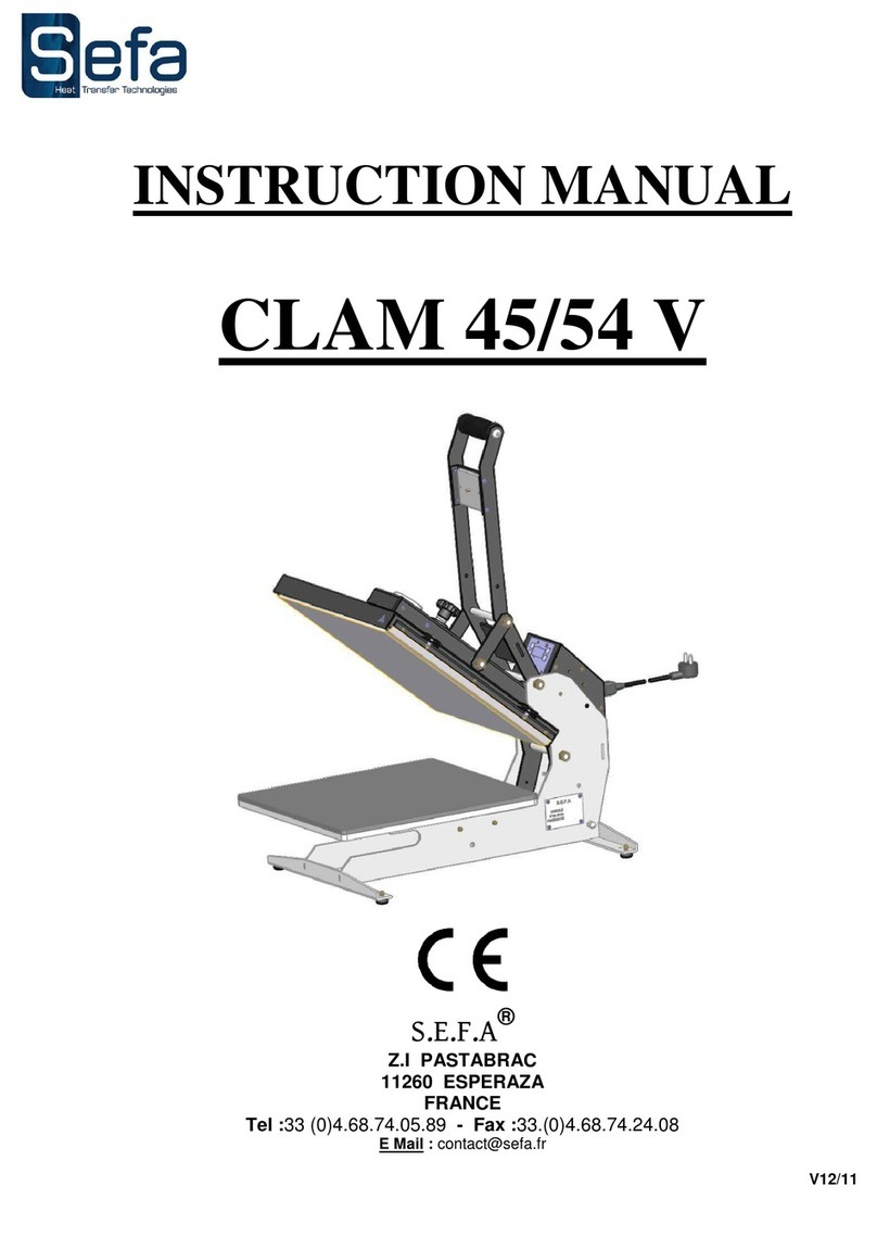Sefa CLAM 45M instruction manual