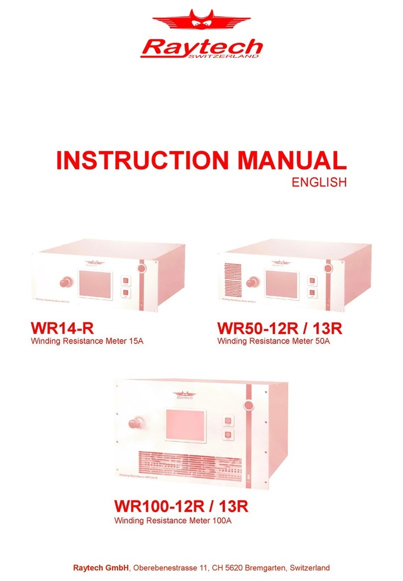 Raytech WR14-R instruction manual