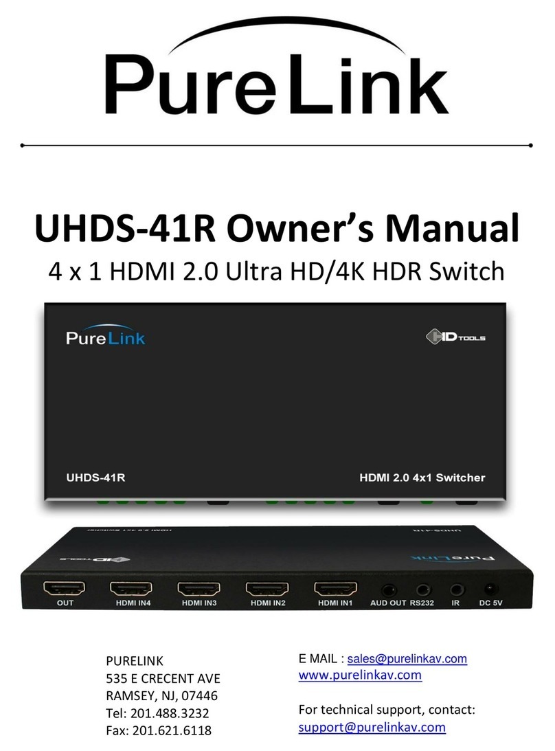 PureLink UHDS-41R User manual