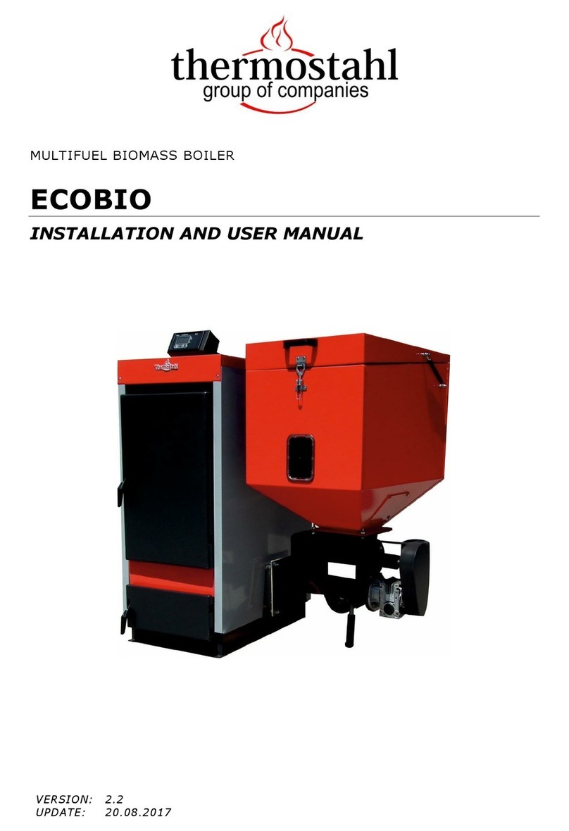 THERMOSTAHL ECOBIO Installation and user manual