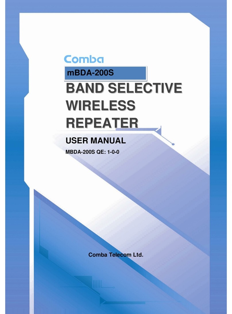 Comba Telecom mBDA-200S User manual