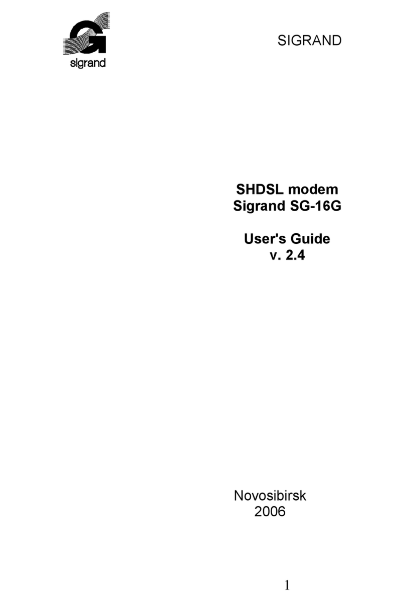Sigrand SG-16G User manual