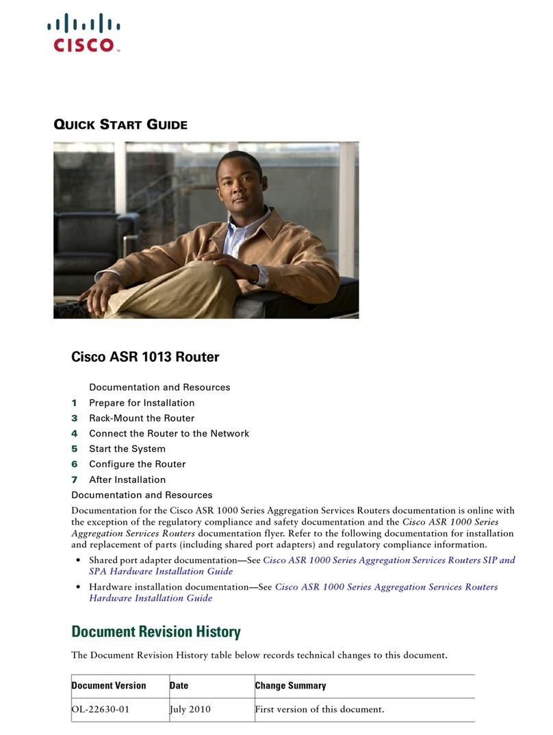 Cisco ASR 1013 User manual