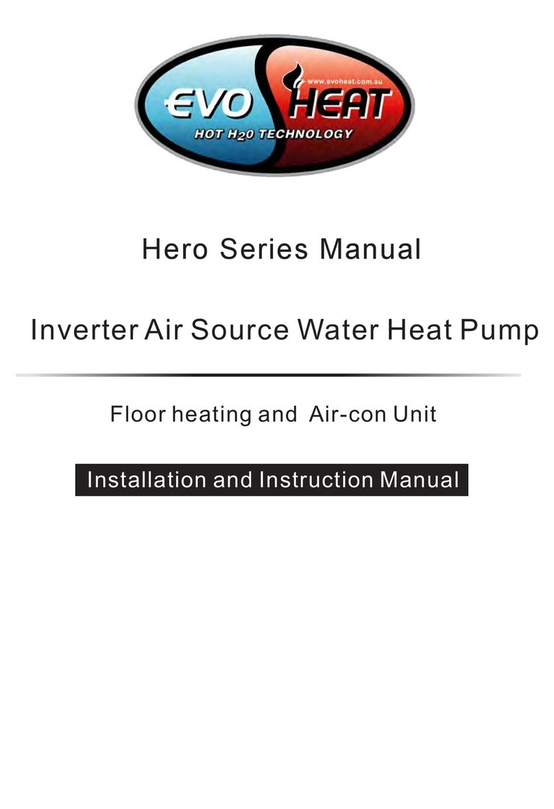 evoheat H8A Installation and instruction manual evoheat H8A Installation and instruction manual