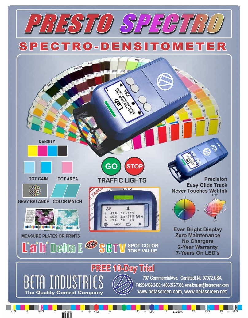 Beta Screen PRESTO SPECTRO user manual