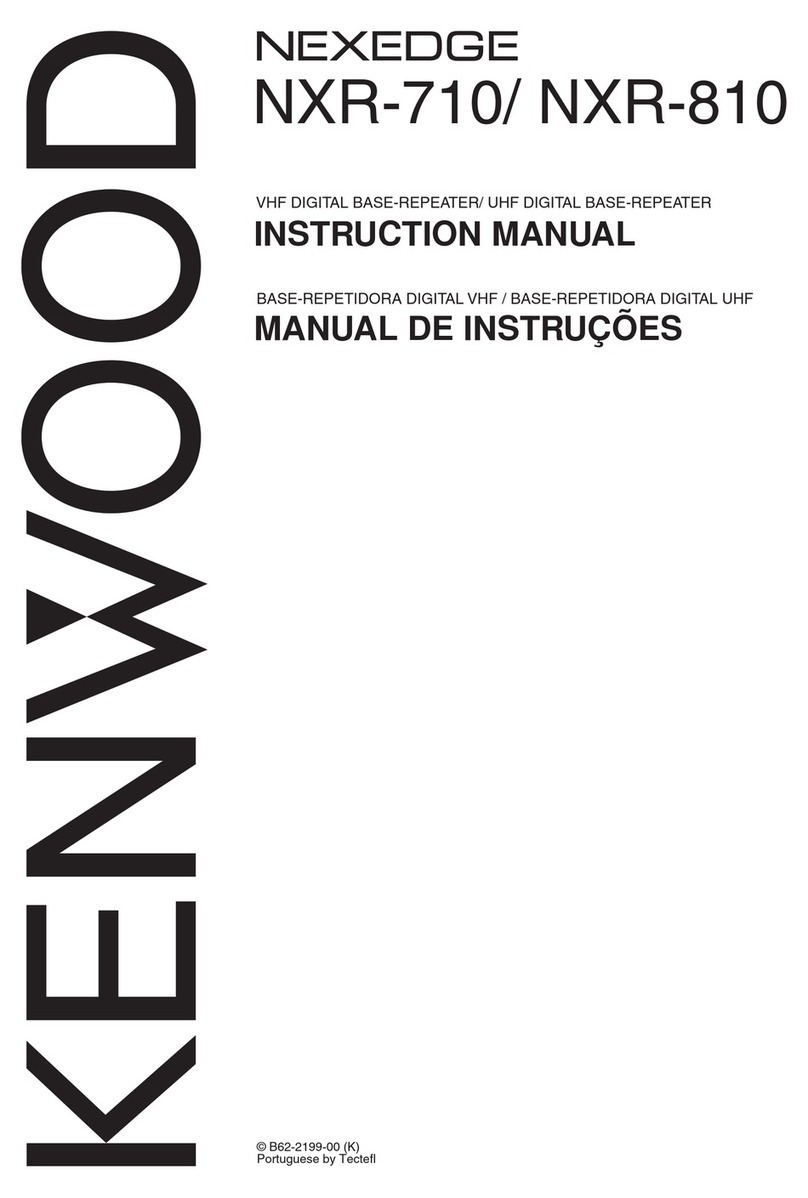 Kenwood NEXEDGE NXR-710 User manual