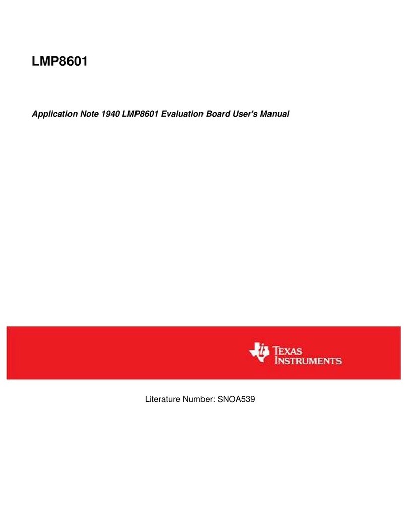 Texas Instruments LMP8601 User manual