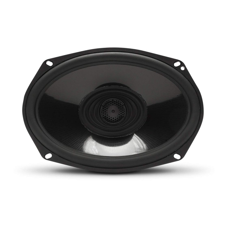 Rockford Fosgate TMS69BL14 Installation & operation