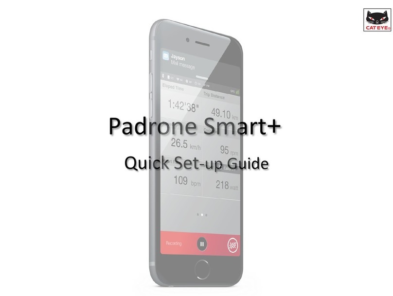 Cateye Padrone Smart + CC-SC100B Quick setup guide