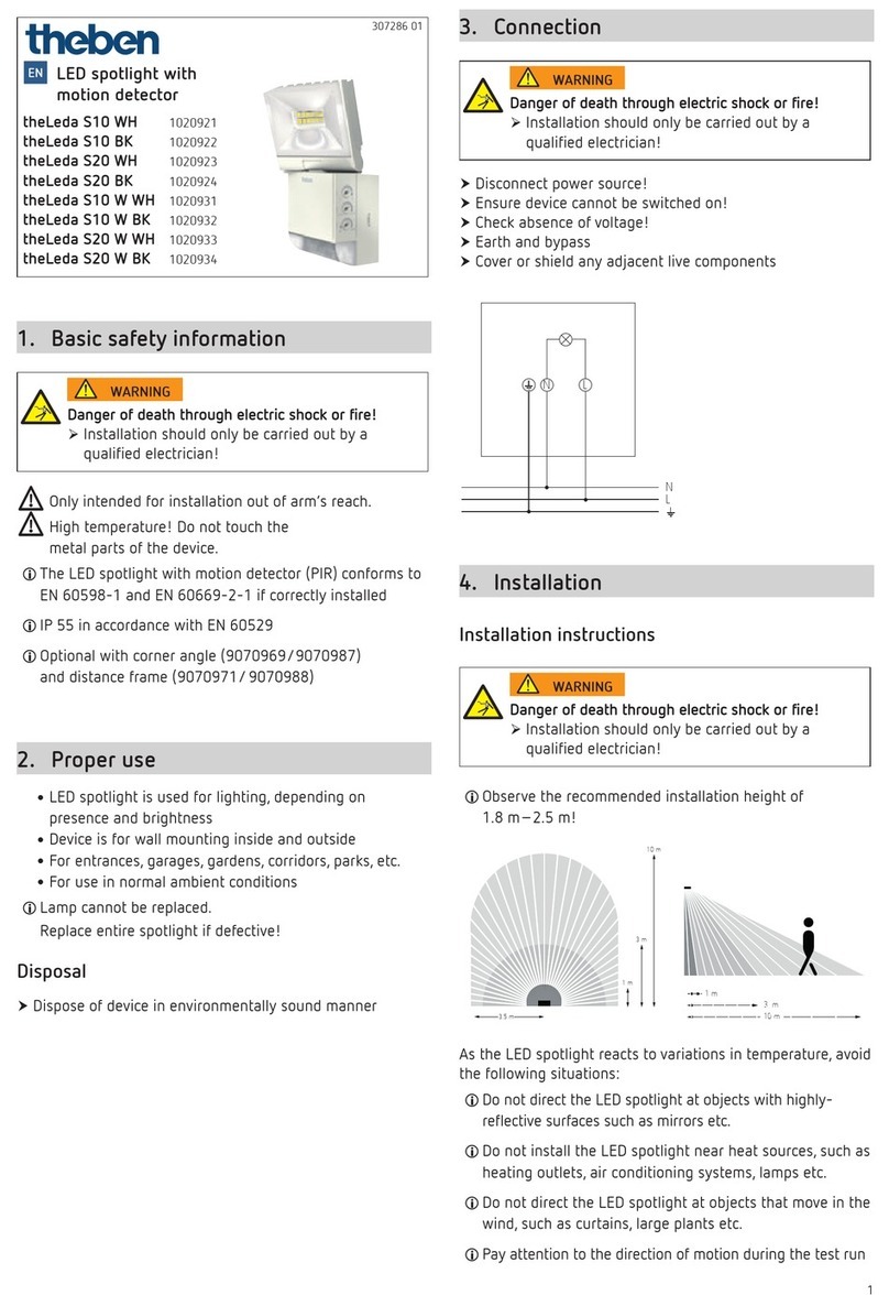 Theben theLeda S10 WH instructions