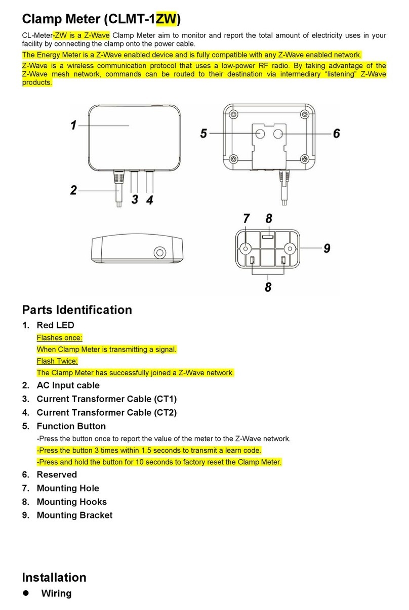 Z-Wave CLMT-1ZW manual