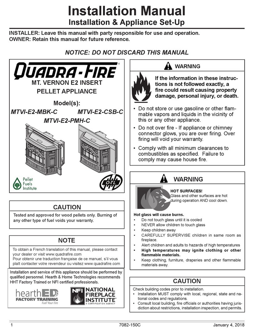 Quadra-Fire MTVI-E2-MBK-C installation manual