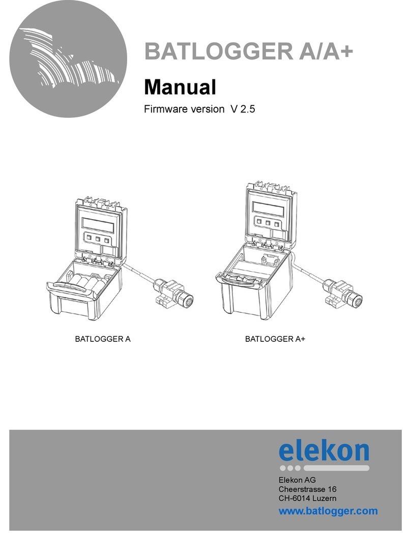 ELEKON BATLOGGER A manual