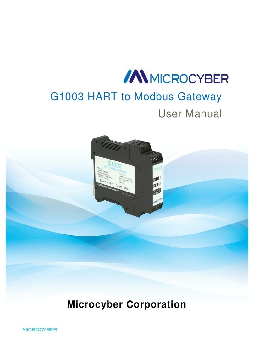 Microcyber G1003 user manual