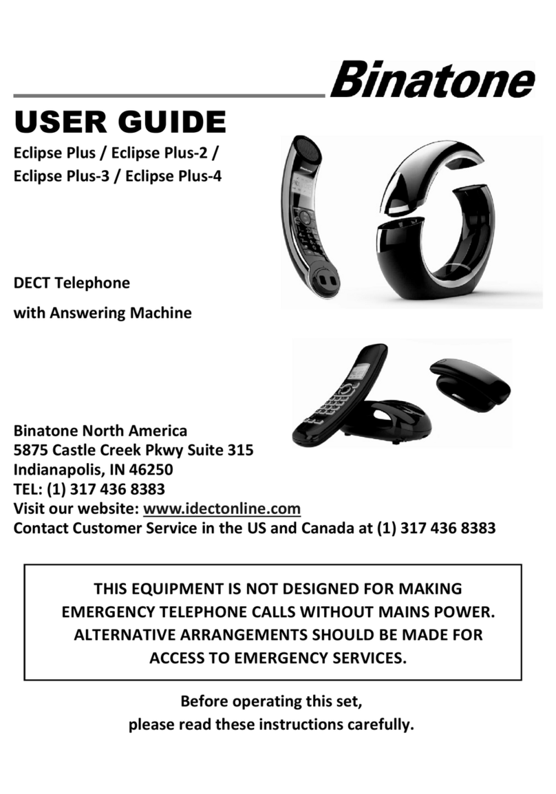 Binatone Eclipse Plus User manual