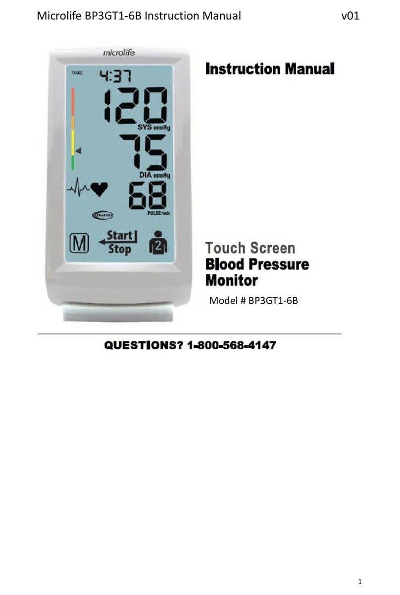 Microlife BP3GT1-6B User manual