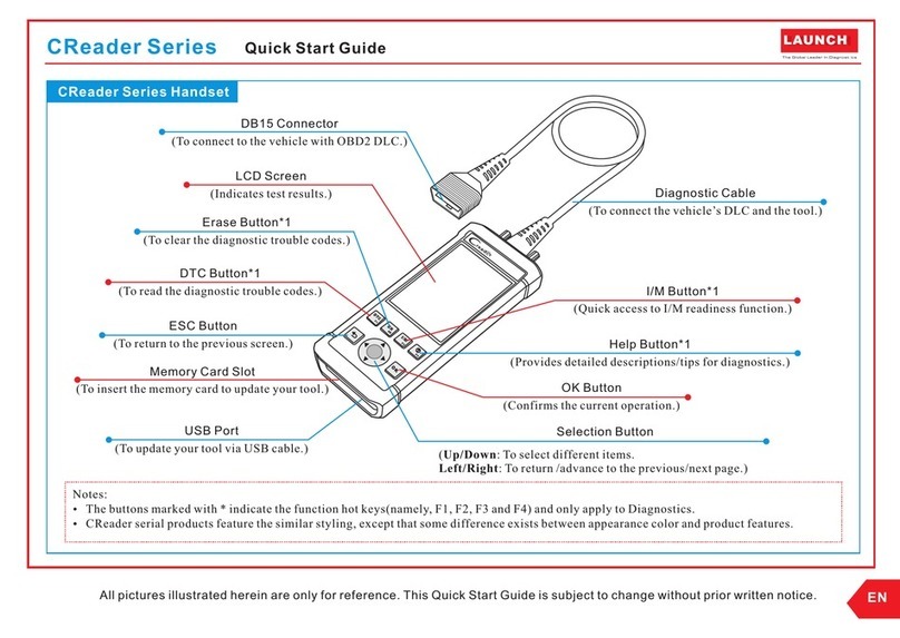 Launch CReader Series User manual