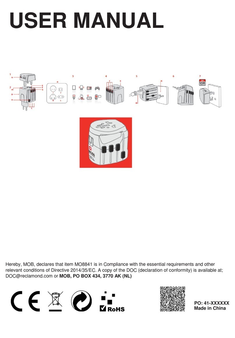 Skross World Adapter MUV user manual