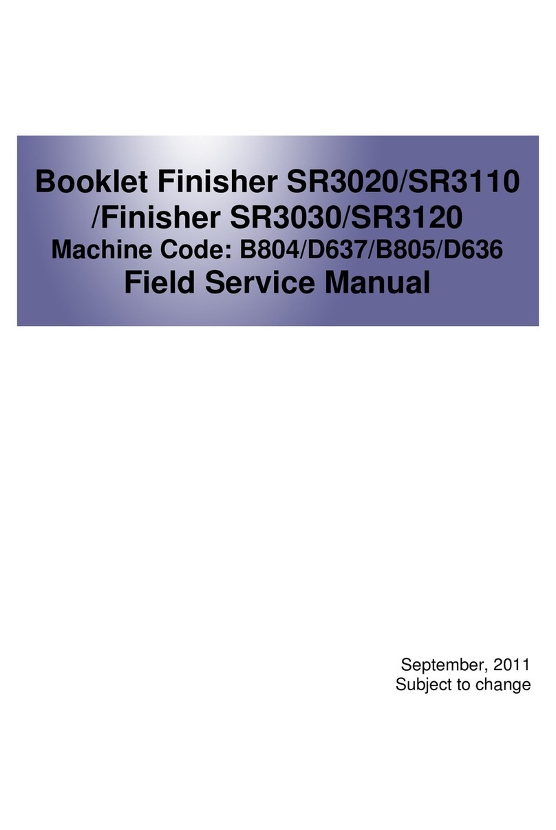 Ricoh SR3020 Field service manual