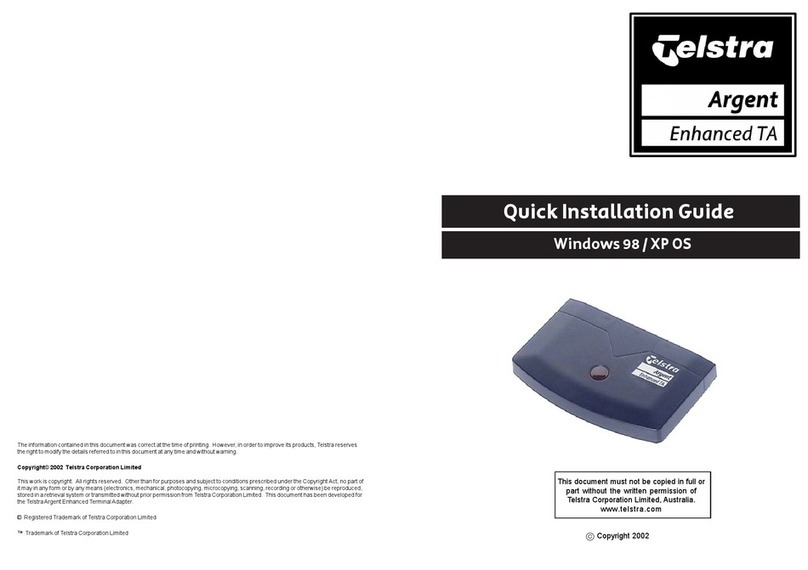 Telstra AETA Quick installation guide