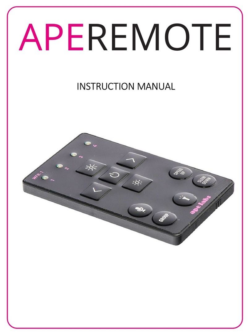 Ape Labs ApeRemote instruction manual