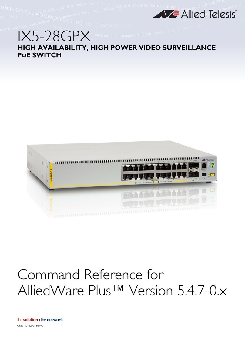 Allied Telesis IX5-28GPX Installation manual