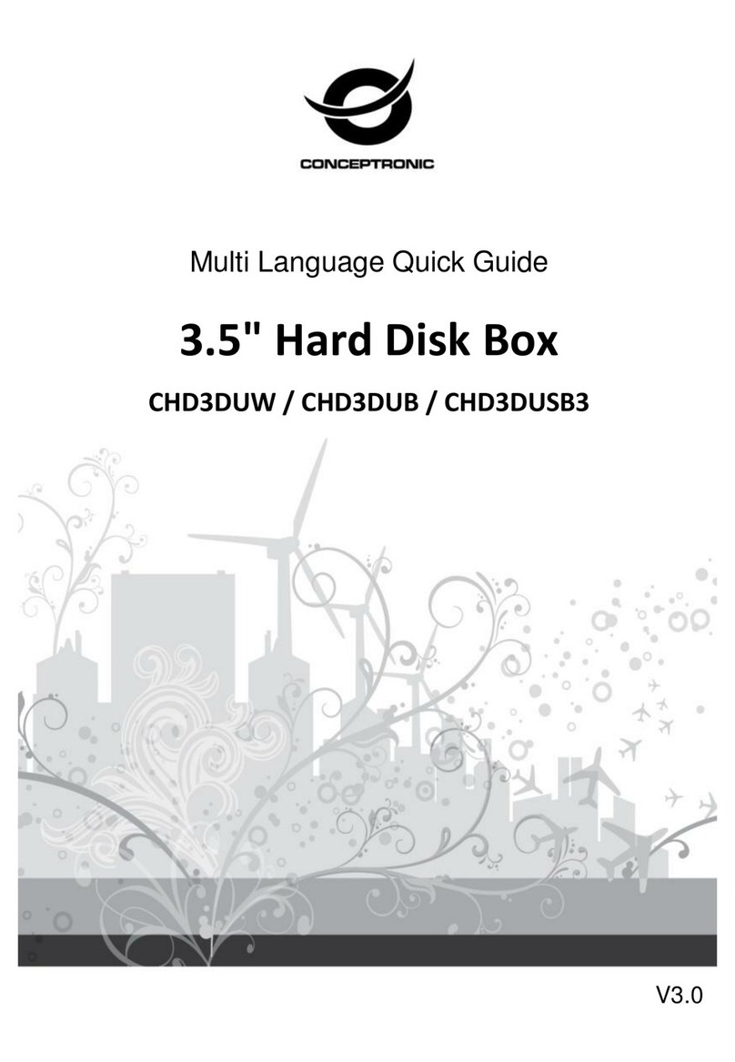 Conceptronic CHD3DUW User manual Conceptronic CHD3DUW User manual