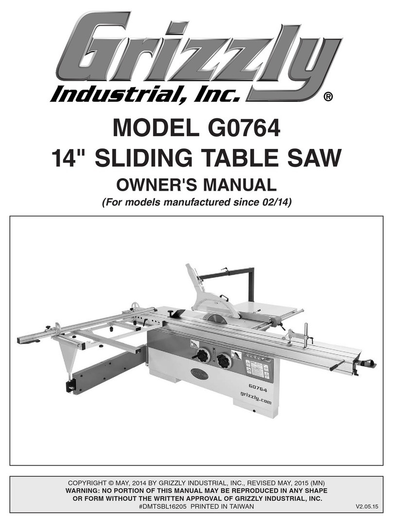 Grizzly G0764 User manual