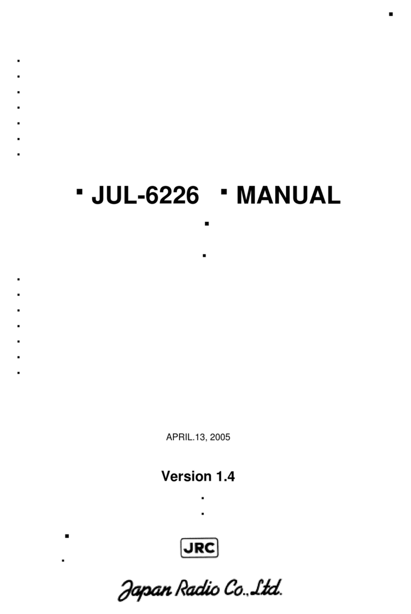 JRC JUL-6226 user manual