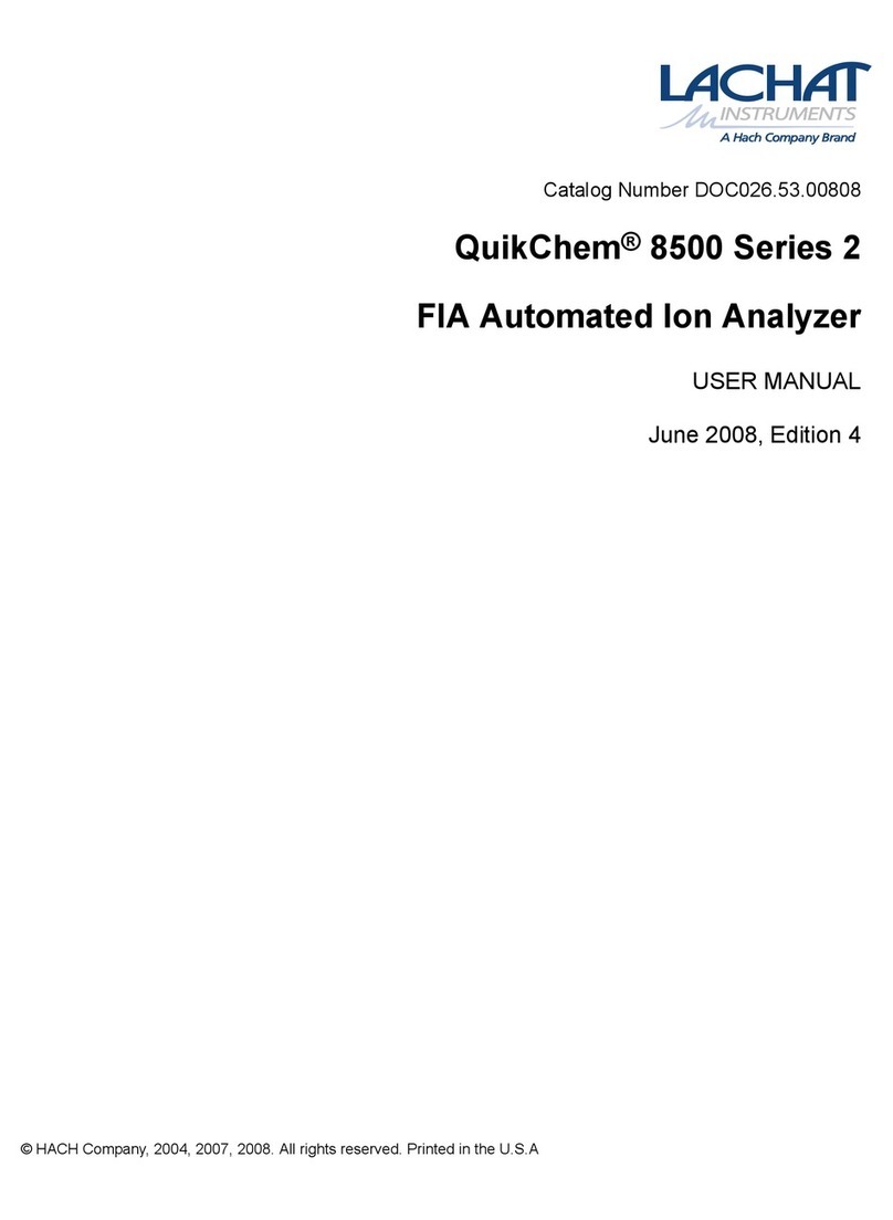 Hach QC8500 Series 2 User manual