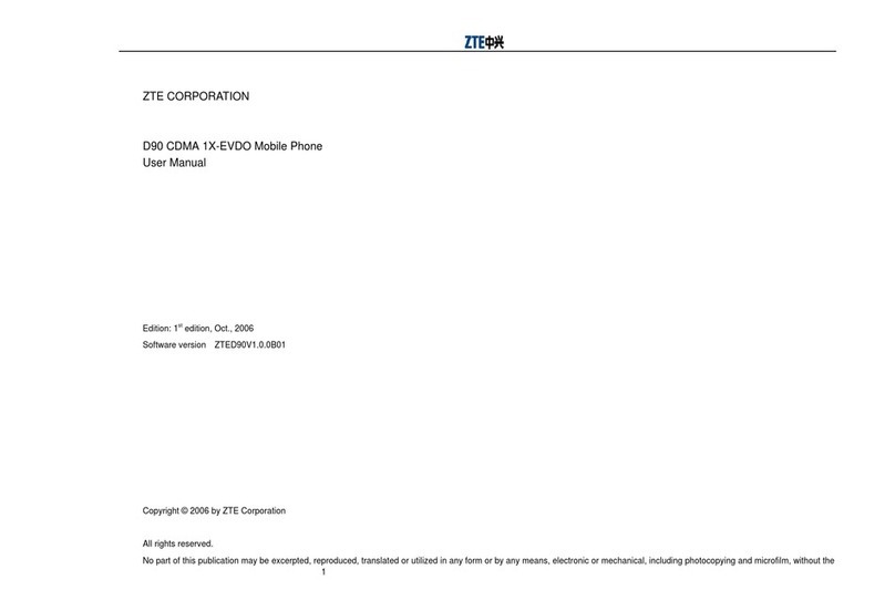 Zte D90 user manual