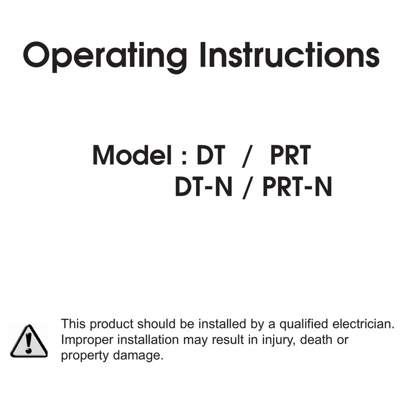 Heatmiser DT User manual