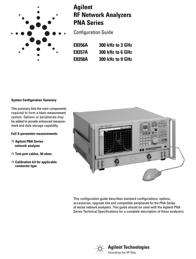 Agilent Technologies E8356A User manual