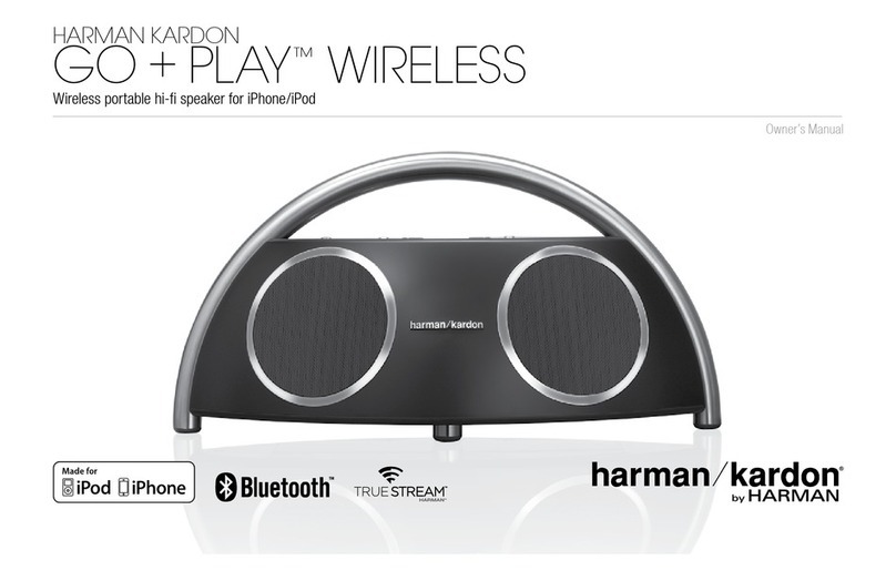 Harman Kardon GO + P L AY WIRELESS User manual